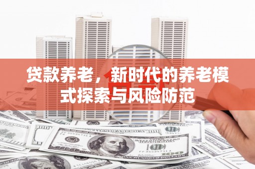 中卫贷款养老，新时代的养老模式探索与风险防范