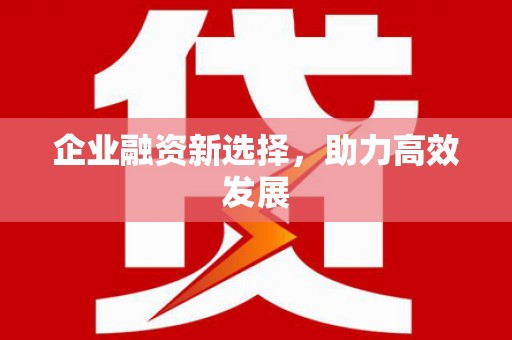 中卫企业融资新选择，助力高效发展