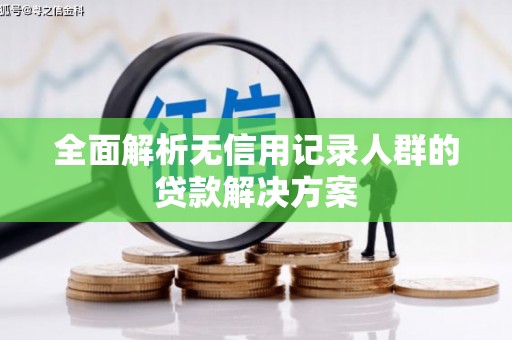 中卫全面解析无信用记录人群的贷款解决方案