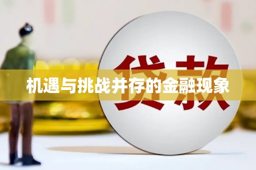 中卫机遇与挑战并存的金融现象